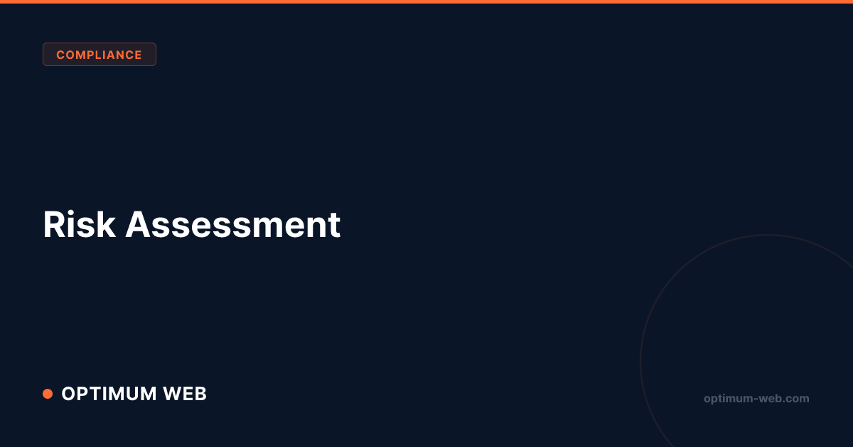Web Risk Manager Risk Assessment — Risk Management & Incident Response | Optimum Web