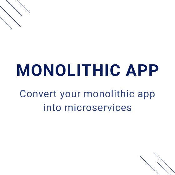 Decompose monolithic app