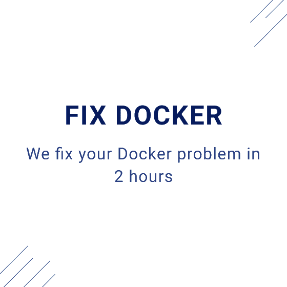 Fix your Docker problem